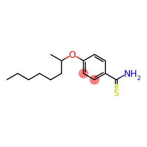 4-(octan-2-yloxy)benzene-1-carbothioamide