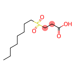 3-(octane-1-sulfonyl)propanoic acid