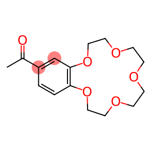 1-(2,3,5,6,8,9,11,12-octahydro-1,4,7,10,13-benzopentaoxacyclopentadecin-15-yl)ethanone