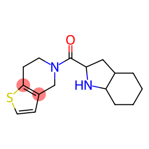 5-(octahydro-1H-indol-2-ylcarbonyl)-4,5,6,7-tetrahydrothieno[3,2-c]pyridine