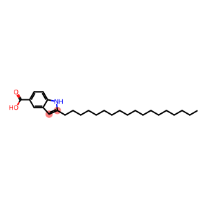 2-Octadecyl-1H-indole-5-carboxylic acid