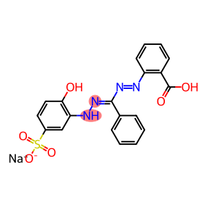 5-(O-CARBOXYPHENYL)-1-(2-HYDROXY-5-SULFOPHENYL)-3-PHENYLFORMAZANMONOSODIUMSALT