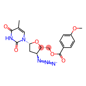 5'-O-Anisoyl-3'-azido-3'-deoxythymidine