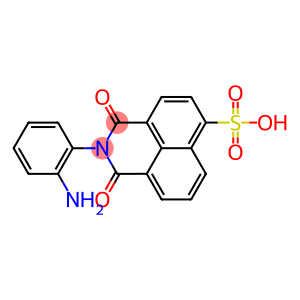 2-(o-Aminophenyl)-2,3-dihydro-1,3-dioxo-1H-benz[de]isoquinoline-6-sulfonic acid