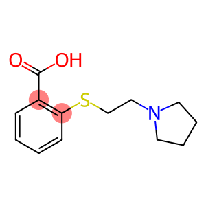 2-{[2-(pyrrolidin-1-yl)ethyl]sulfanyl}benzoic acid