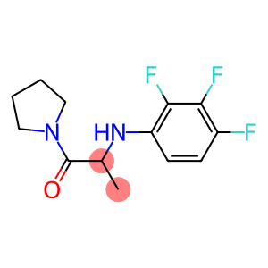 1-(pyrrolidin-1-yl)-2-[(2,3,4-trifluorophenyl)amino]propan-1-one