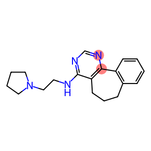 4-[[2-(Pyrrolidin-1-yl)ethyl]amino]-6,7-dihydro-5H-benzo[6,7]cyclohepta[1,2-d]pyrimidine