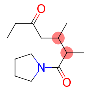 1-(1-Pyrrolidinyl)-2,3-dimethyl-1,5-heptanedione