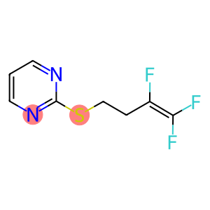 2-PYRIMIDINYL 3,4,4-TRIFLUORO-3-BUTENYL SULFIDE