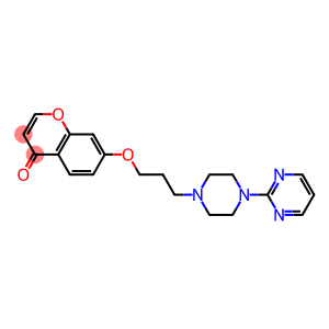 7-[3-[4-(2-Pyrimidinyl)-1-piperazinyl]propyloxy]-4H-1-benzopyran-4-one