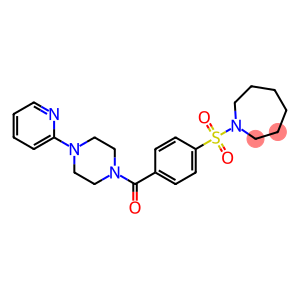 1-[(4-{[4-(2-pyridinyl)-1-piperazinyl]carbonyl}phenyl)sulfonyl]azepane