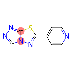 6-(4-pyridinyl)[1,2,4]triazolo[3,4-b][1,3,4]thiadiazole