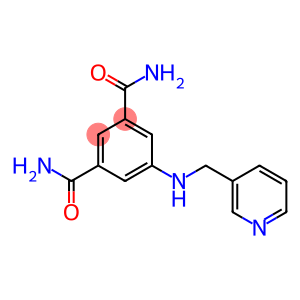 5-[(pyridin-3-ylmethyl)amino]benzene-1,3-dicarboxamide