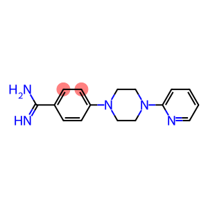 4-[4-(pyridin-2-yl)piperazin-1-yl]benzene-1-carboximidamide