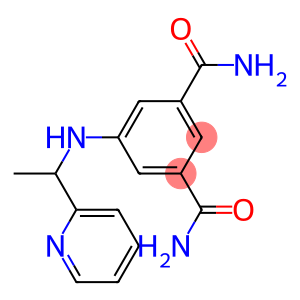 5-{[1-(pyridin-2-yl)ethyl]amino}benzene-1,3-dicarboxamide