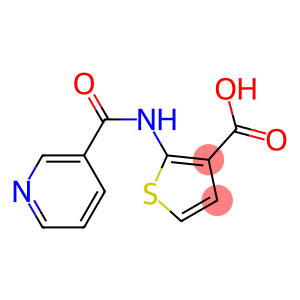 2-[(pyridin-3-ylcarbonyl)amino]thiophene-3-carboxylic acid