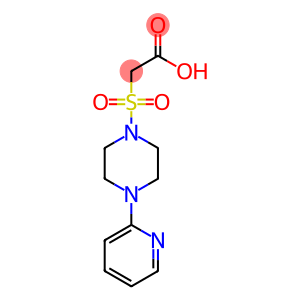 2-{[4-(pyridin-2-yl)piperazine-1-]sulfonyl}acetic acid