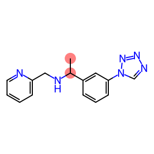 (pyridin-2-ylmethyl)({1-[3-(1H-1,2,3,4-tetrazol-1-yl)phenyl]ethyl})amine