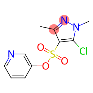 3-PYRIDYL 5-CHLORO-1,3-DIMETHYL-1H-PYRAZOLE-4-SULFONATE, TECH