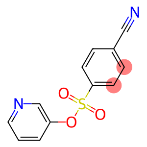 3-pyridyl 4-cyanobenzene-1-sulfonate