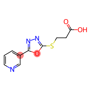 3-[(5-PYRIDIN-3-YL-1,3,4-OXADIAZOL-2-YL)THIO]PROPANOIC ACID