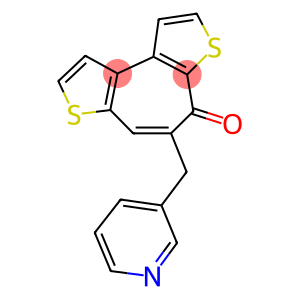 5-(PYRIDIN-3-YLMETHYL)-4H-THIENO[3',2':3,4]CYCLOHEPTA[1,2-B]THIOPHEN-4-ONE