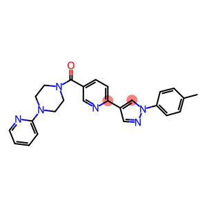 (4-PYRIDIN-2-YL-PIPERAZIN-1-YL)-[6-(1-P-TOLYL-1H-PYRAZOL-4-YL)-PYRIDIN-3-YL]-METHANONE