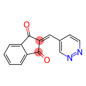 2-(4-Pyridazinylmethylene)indane-1,3-dione