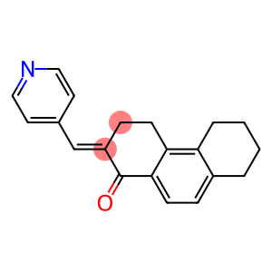 2-(4-Pyridinyl)methylene-3,4,5,6,7,8-hexahydrophenanthren-1(2H)-one