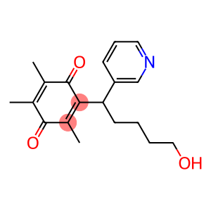 2-[1-(3-Pyridinyl)-5-hydroxypentyl]-3,5,6-trimethyl-p-benzoquinone