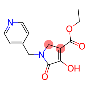 1-[(4-Pyridinyl)methyl]-2,5-dihydro-4-hydroxy-5-oxo-1H-pyrrole-3-carboxylic acid ethyl ester