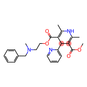 4-(Pyridin-2-yl)-1,4-dihydro-2,6-dimethylpyridine-3,5-dicarboxylic acid 3-methyl 5-[2-(N-methyl-N-benzylamino)ethyl] ester