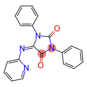 5-(2-Pyridinyl)imino-1,3-diphenyl-3,5-dihydro-1H-imidazole-2,4-dione