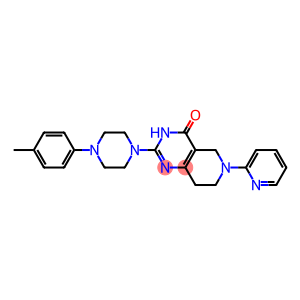 6-(2-Pyridyl)-2-[4-(4-methylphenyl)piperazino]-5,6,7,8-tetrahydropyrido[4,3-d]pyrimidin-4(3H)-one