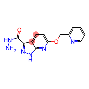 6-(pyridin-2-ylMethoxy)-1H-pyrazolo[3,4-b]pyridine-3-carbohydrazide