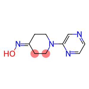 1-pyrazin-2-ylpiperidin-4-one oxime