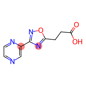 3-[3-(2-Pyrazinyl)-1,2,4-oxadiazol-5-yl]propanoic acid