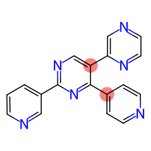 5-(PYRAZIN-2-YL)-2-(PYRIDIN-3-YL)-4-(PYRIDIN-4-YL)PYRIMIDINE