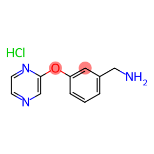 3-(PYRAZIN-2-YLOXY)-BENZYLAMINE HYDROCHLORIDE