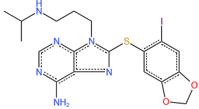 6-AMino-8-[(6-iodo-1,3-benzodioxol-5-yl)thio]-N-(1-Methylethyl-d7)-9H-purine-9-propanaMine Hydrate