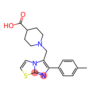 1-(6-P-TOLYL-IMIDAZO[2,1-B]THIAZOL-5-YLMETHYL)-PIPERIDINE-4-CARBOXYLIC ACID