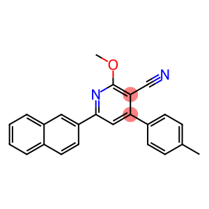 4-(p-Tolyl)-6-(2-naphtyl)-2-methoxypyridine-3-carbonitrile