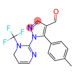 5-(P-TOLYL)-1-[3-(TRIFLUOROMETHYL)PYRIMIDIN-2-YL]-4-FORMYLPYRAZOLE