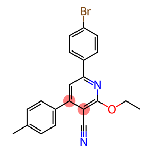 4-(p-Tolyl)-6-(4-bromophenyl)-2-ethoxypyridine-3-carbonitrile