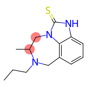 6-Propyl-4,5,6,7-tetrahydro-5-methylimidazo[4,5,1-jk][1,4]benzodiazepine-2(1H)-thione