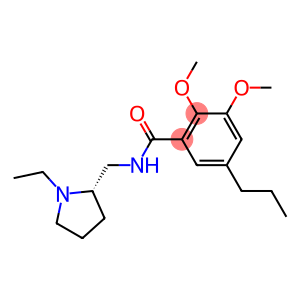 5-Propyl-2,3-dimethoxy-N-[[(2S)-1-ethylpyrrolidin-2-yl]methyl]benzamide