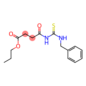 propyl 4-{[(benzylamino)carbothioyl]amino}-4-oxobutanoate