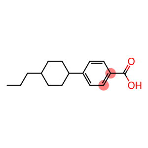 Benzoic acid on propylcyclohexyl