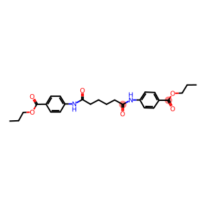 propyl 4-({6-oxo-6-[4-(propoxycarbonyl)anilino]hexanoyl}amino)benzoate