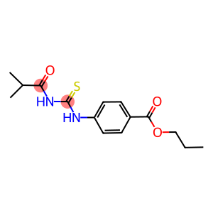 propyl 4-{[(isobutyrylamino)carbothioyl]amino}benzoate